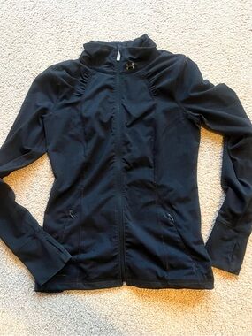 Under Armour Women's Black Full-Zip Performance Jacket